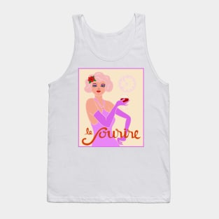 Vintage Flapper Design Tank Top